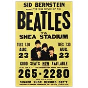 The Beatles Shea Stadium 1966 Poster Medium Canvas Print